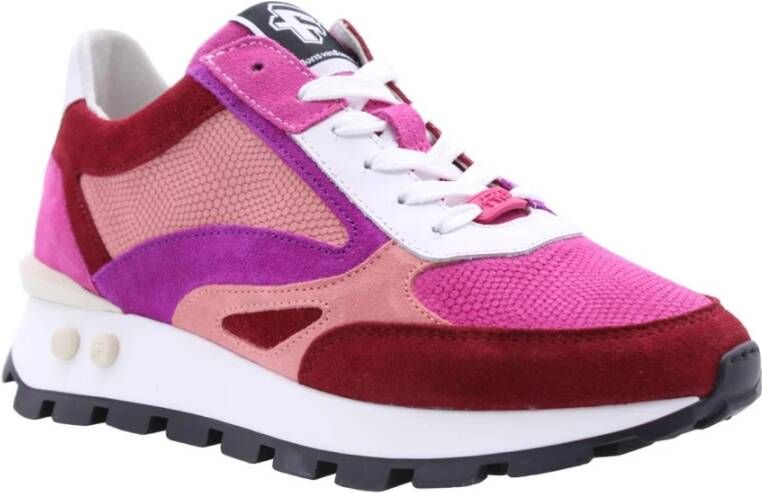 Floris van Bommel BLOKKI~04.12~~~~~~~~~~~~~~~~~~ Lage sneakersDames sneakers Rood - Foto 3