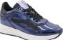 FLORIS VAN BOMMEL Lage Sneakers Dames Sfw-10138 Suvi Maat: 38 5 Materiaal: Leer Kleur: Blauw - Thumbnail 3