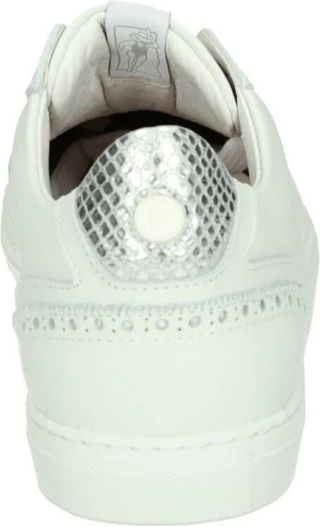 Floris van Bommel Sportieve lage witte sneakers