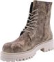 Floris van Bommel WONKI~04.15~~~~~~~~~~~~~~~~~~~ Hoge sneakersVeterlaarzenDames veterschoenenDames sneakersHalf-hoge schoenen Metallics - Thumbnail 5