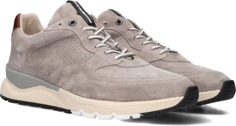 Floris van Bommel Taupe Heren Sneakers Sfm-10231 Beige Heren