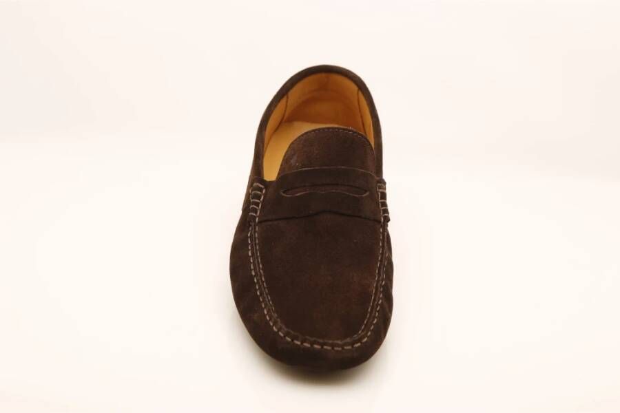 Van Bommel Bruin Suède Loafer Brown Heren