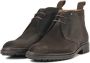 Van Bommel Floris van Floris Veterboots Heren Boots Laarzen Herenschoenen Suède SBM-50007 Bruin - Thumbnail 7