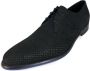 Van Bommel Elegante Business Veterschoenen Reptielpatroon Black Heren - Thumbnail 4