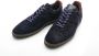 Van Bommel Klassieke Blauwe Leren Sneaker Blue Heren - Thumbnail 3