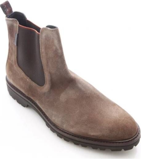 Van Bommel Klassieke Winter Chelsea Boot Brown Heren