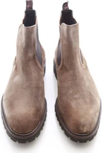 Van Bommel Klassieke Winter Chelsea Boot Brown Heren