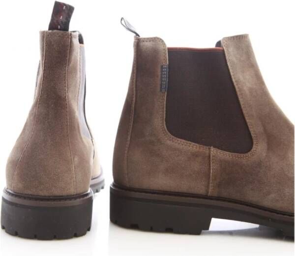 Van Bommel Klassieke Winter Chelsea Boot Brown Heren