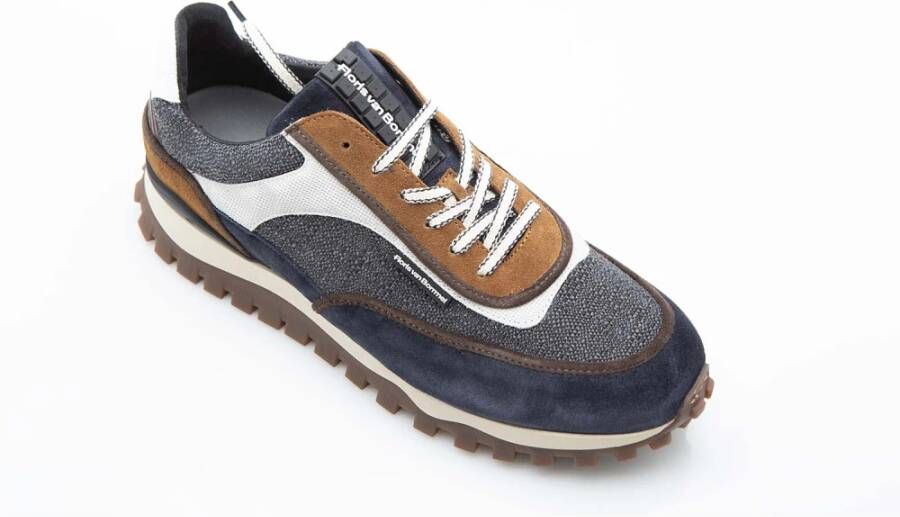 Van Bommel Sportieve Donkergrijze Sneaker Multicolor Heren