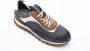 Van Bommel Sportieve Donkergrijze Sneaker Multicolor Heren - Thumbnail 2