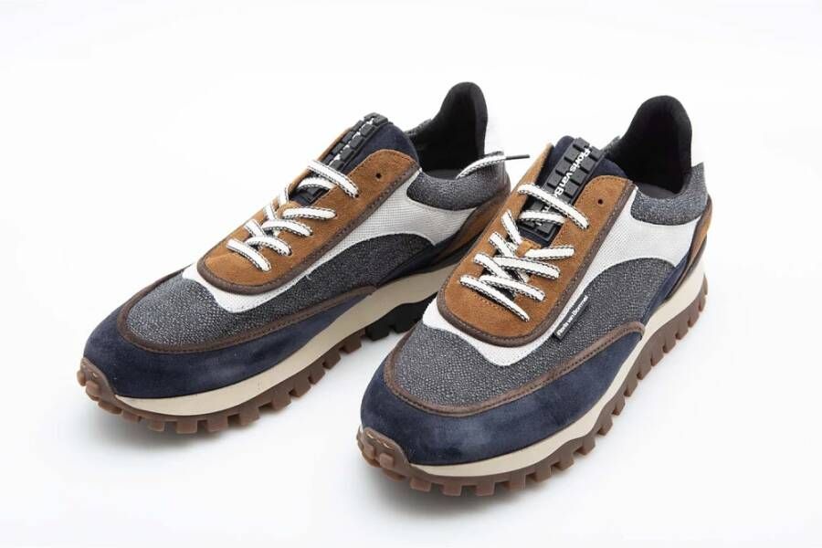 Van Bommel Sportieve Donkergrijze Sneaker Multicolor Heren
