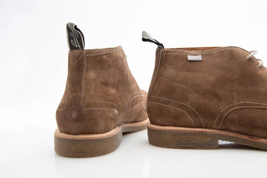 Van Bommel Zomer Crêpe Zool Veterschoen Brown Heren