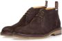 Floris van bommel 50146 De Tanker 04.06 Dark Brown H-Wijdte Veter boots - Thumbnail 2