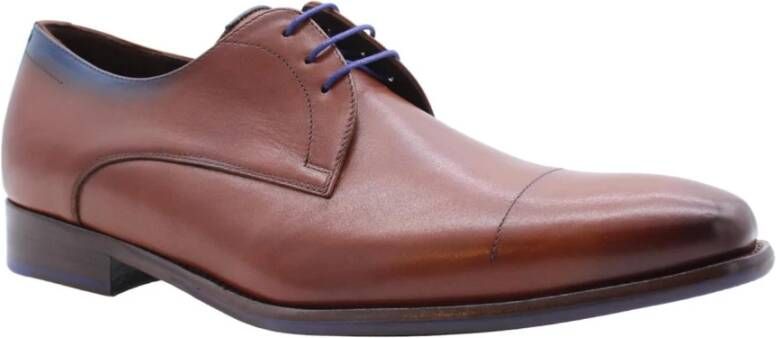 Floris van Bommel Veterschoen Brown Heren