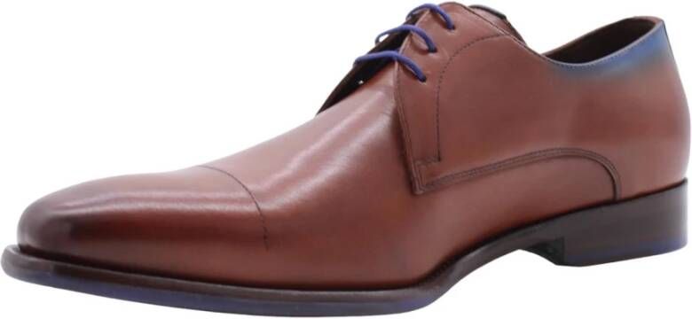 Floris van Bommel Veterschoen Brown Heren