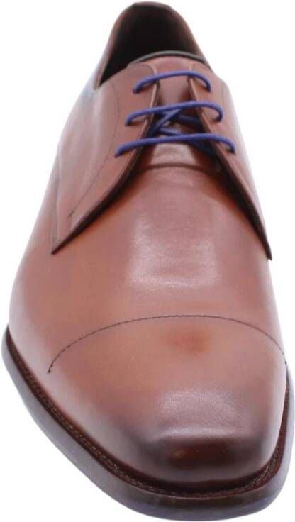 Floris van Bommel Veterschoen Brown Heren