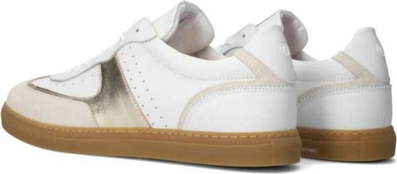 Floris van Bommel Witte lage sneakers voor dames