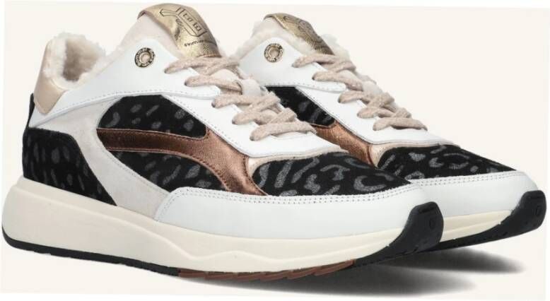Floris van Bommel Witte lage sneakers voor dames