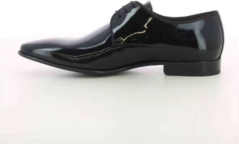 Floris van Bommel Zwarte herenschoenen Sfm-30060 Black Heren