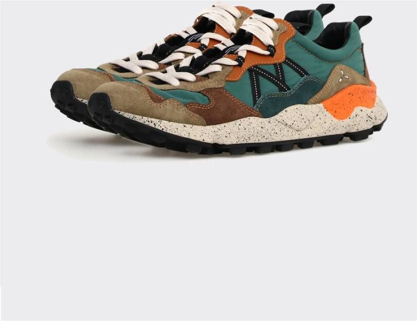 Flower Mountain Acid Chestnut Verde Sneakers Multicolor Heren