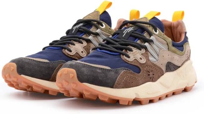 Flower Mountain Bloemige Sportieve Sneakers Multicolor Heren