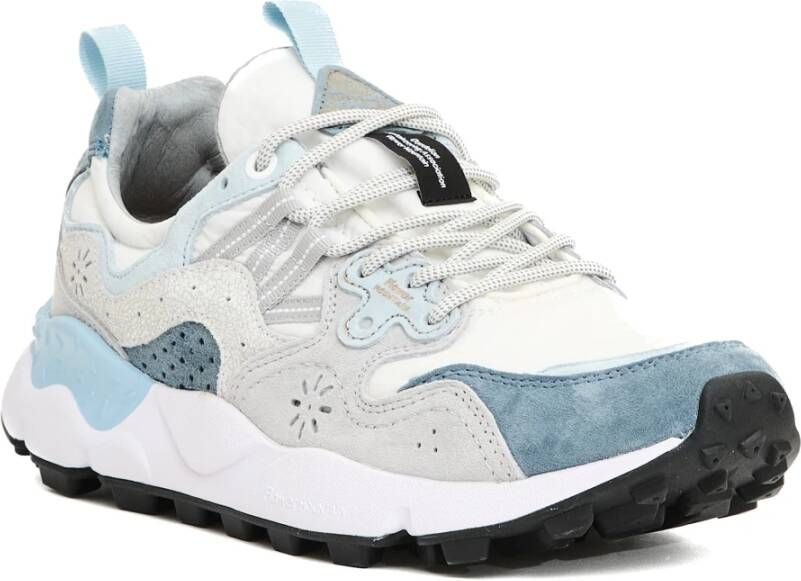 Flower Mountain Blue Suede Sneakers