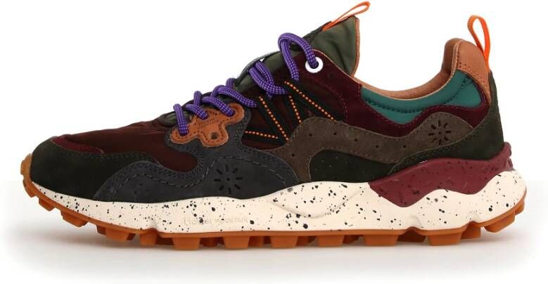 Flower Mountain Bruine Sneakers Urban Stijl Aw24 Multicolor Heren