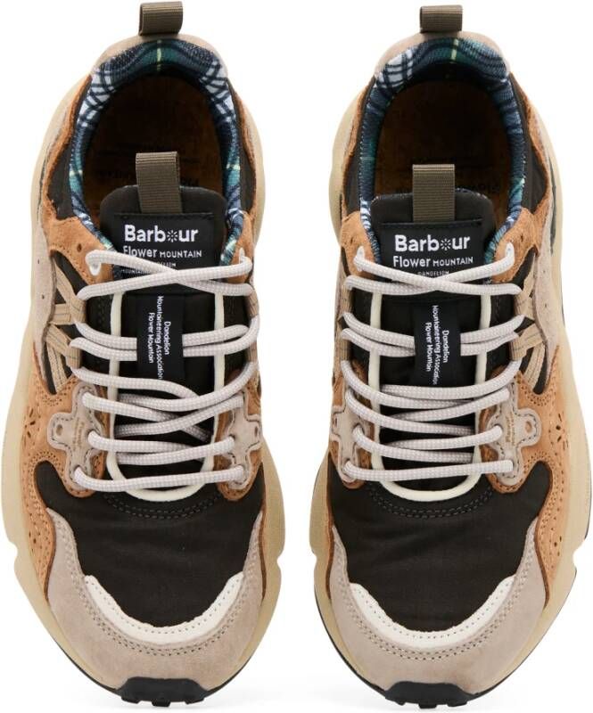 Flower Mountain Bruine Sneakers voor Buitenavonturen Multicolor Heren