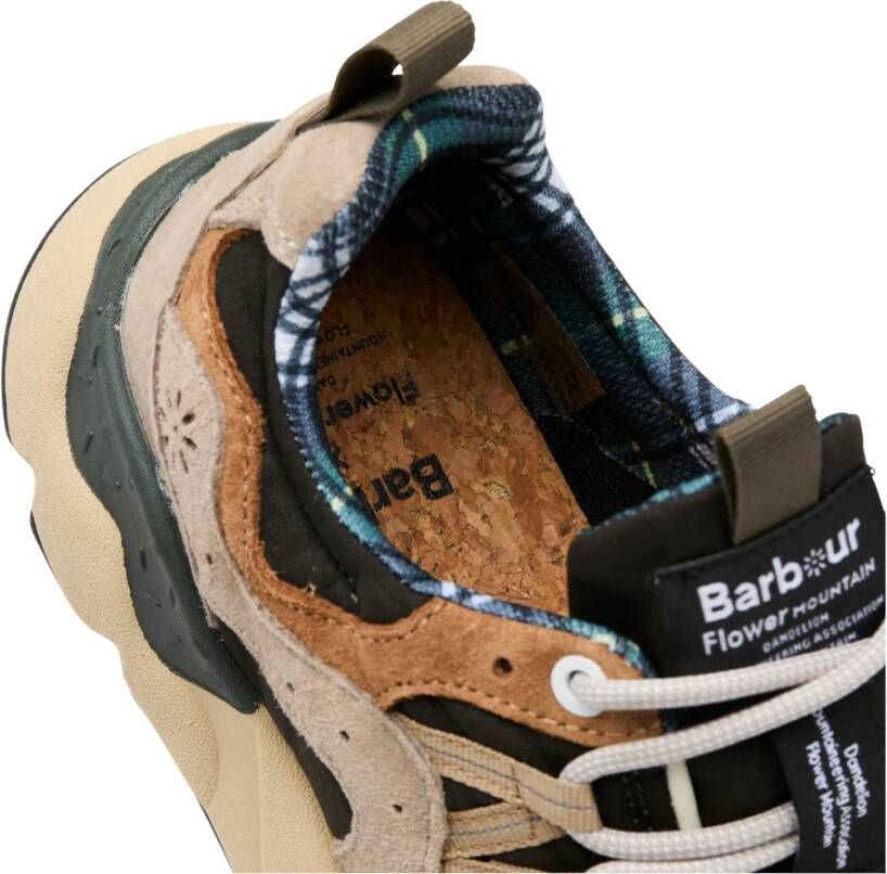 Flower Mountain Bruine Sneakers voor Buitenavonturen Multicolor Heren