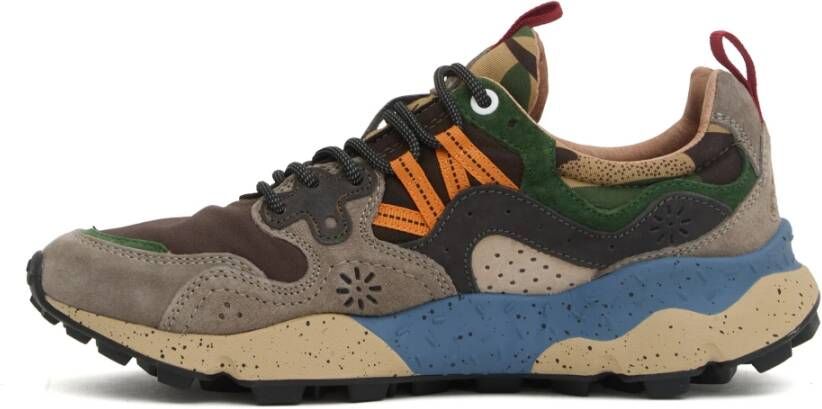 Flower Mountain Bruine Sneakers Yamano 3