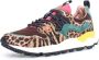 Flower Mountain Bruine Suède Sneakers met Kurken Binnenzool Multicolor Dames - Thumbnail 11