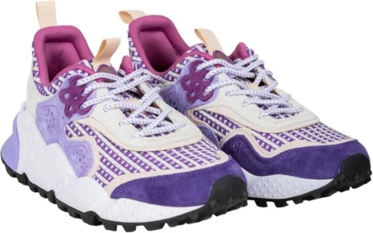 Flower Mountain Casual Sneakers voor Dagelijks Gebruik Purple Dames