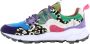 Flower Mountain Technical fabric and suede sneakers Yamano 3 Woman Blue Dames - Thumbnail 2
