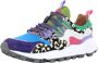 Flower Mountain Technical fabric and suede sneakers Yamano 3 Woman Blue Dames - Thumbnail 5