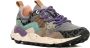 Flower Mountain Donkergrijze Sneakers met Dierenprint Neus - Thumbnail 2