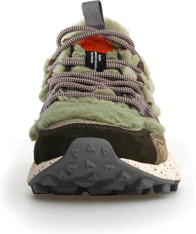 Flower Mountain Eco-Bont Sneakers met Kleurrijke Inzetstukken Multicolor Dames