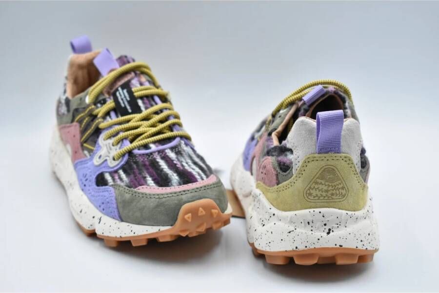 Flower Mountain Elegante Violette Veterschoenen