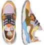 Flower Mountain Faux leather and technical fabric sneakers Yamano 3 Woman Kaiso Purple Dames - Thumbnail 7