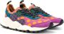 Flower Mountain Gedrukte Suède Sneakers met Kurken Binnenzool Multicolor Dames - Thumbnail 8