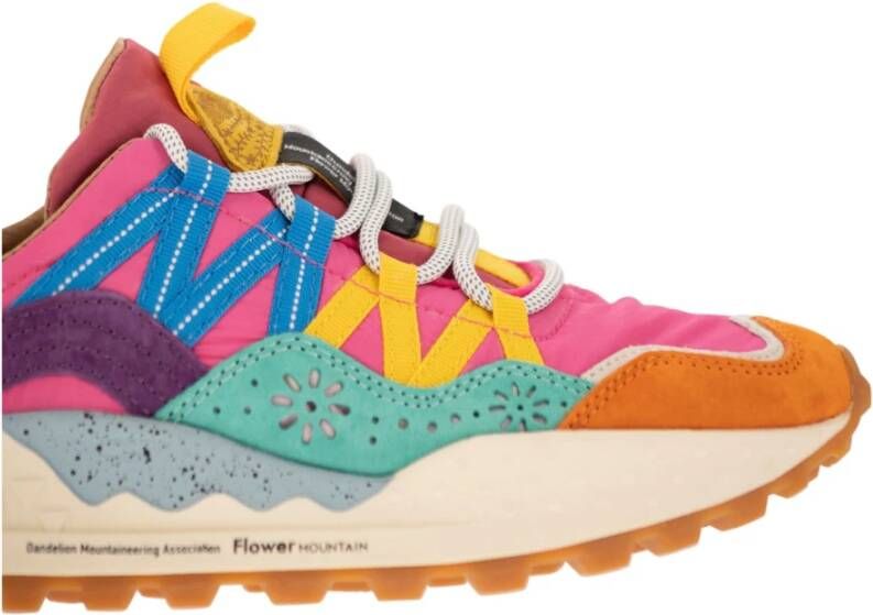 Flower Mountain Geometrische Lint Sneakers Multicolor Heren