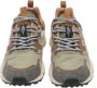 Flower Mountain Grijze Suède Nylon Sneakers Multicolor Heren - Thumbnail 2