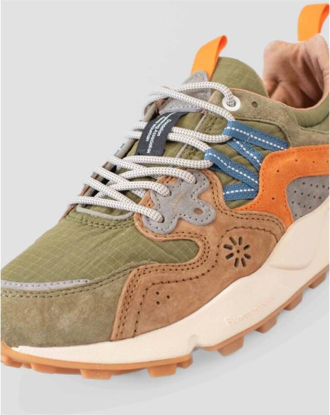 Flower Mountain Groene Multicolor Urban Adventure Sneakers