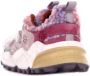 Flower Mountain Imitatiebont Sneakers Logo Achterkant Rubberen Zool Multicolor Dames - Thumbnail 3