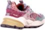 Flower Mountain Imitatiebont Sneakers Logo Achterkant Rubberen Zool Multicolor Dames - Thumbnail 4
