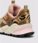 Flower Mountain Kleurrijke Shearling Sneakers met Kurken Binnenzool - Thumbnail 2