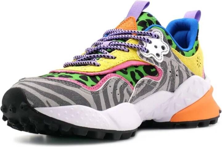 Flower Mountain Kotetsu Grijs Groen Geel Schoenen Multicolor Dames