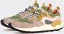 Flower Mountain Lichtbruin Militair Suède Canvas Sneakers Multicolor Heren - Thumbnail 4