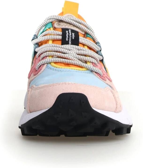 Flower Mountain Multicolor Sneakers met Plateauzool en Kurken Voetbed