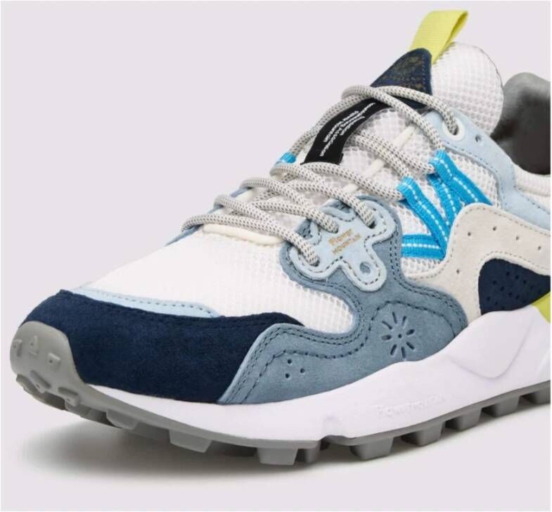 Flower Mountain Multicolor stof en suède sneakers