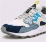 Flower Mountain Multicolor stof en suède sneakers - Thumbnail 2